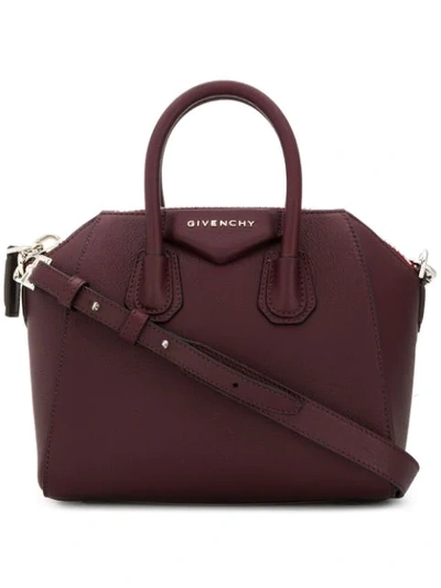 Givenchy Antigona Mini Tote Bag In Red