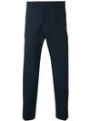 Ami Alexandre Mattiussi Cropped Trousers In Blue