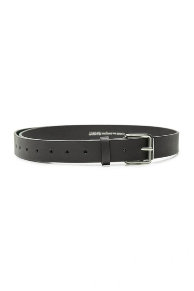 Comme Des Garçons Shirt Leather Belt In Black | ModeSens