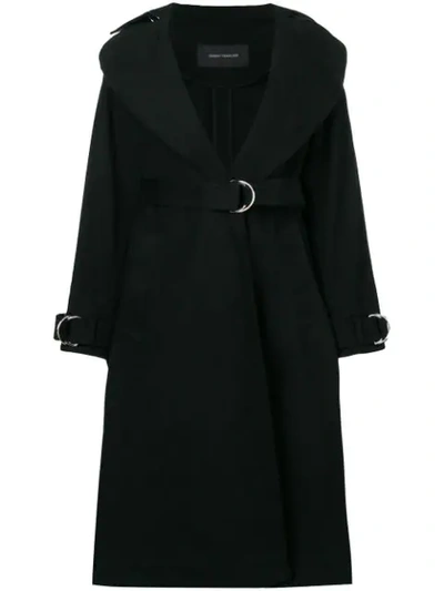 Cedric Charlier Cédric Charlier Belted Midi Trench - Blue