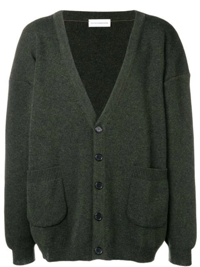 Faith Connexion Oversized Cardigan - Green