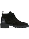 Giuseppe Zanotti Suede Mid-top Sneaker Buddie In Black