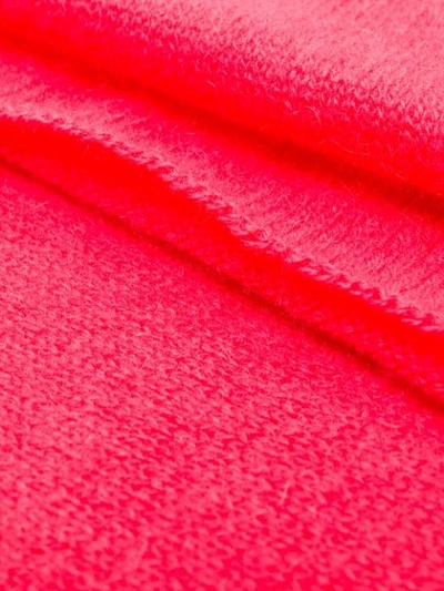 Allude Knit Scarf In Pink