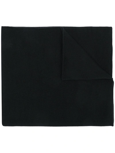 Allude Knit Scarf - Black
