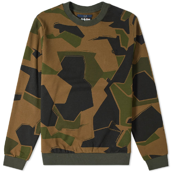 fred perry camo sweatshirt