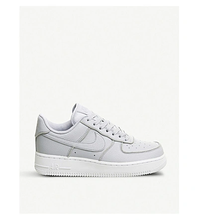 Nike Air Force 1 07 Leather Trainers In Wolf Grey Glitter | ModeSens