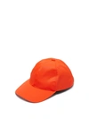 Prada - Logo Plaque Baseball Cap - Mens - Orange