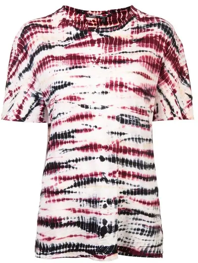Proenza Schouler Tie Dye Short Sleeve T-shirt In Multicolour