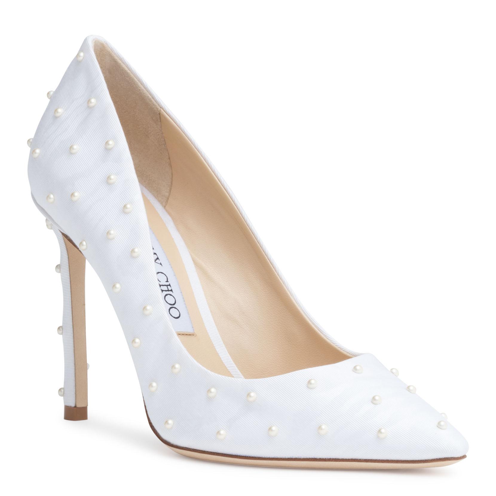jimmy choo pearl slippers