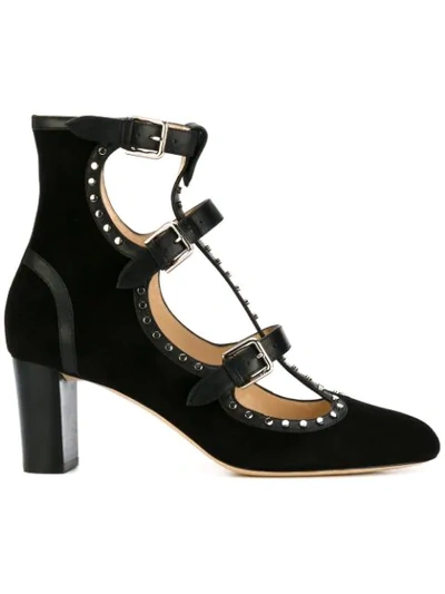 Jimmy Choo Hartley 65 Suede Ankle Boots In Black