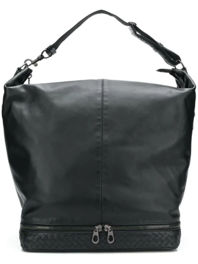 Bottega Veneta Mi-ny Tote Bag In Black