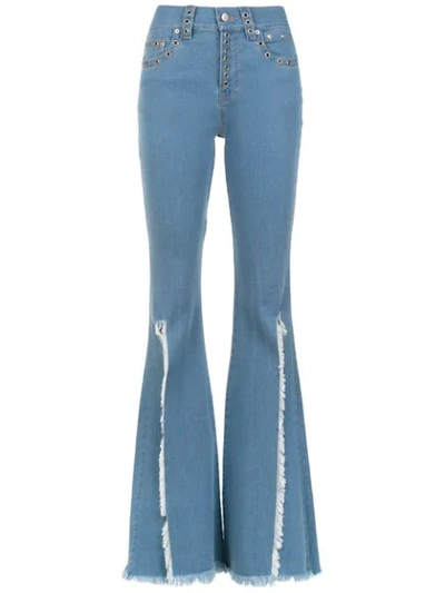 Andrea Bogosian Panelled Jeans In Blue