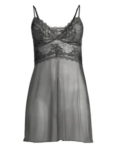 Wacoal Europe Lace Perfection Chemise In Charcoal