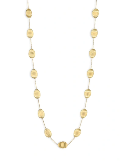 Marco Bicego 18k Yellow Gold Lunaria Station Necklace, 36