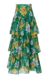 Alexis Delora Sashe Skirt In Green