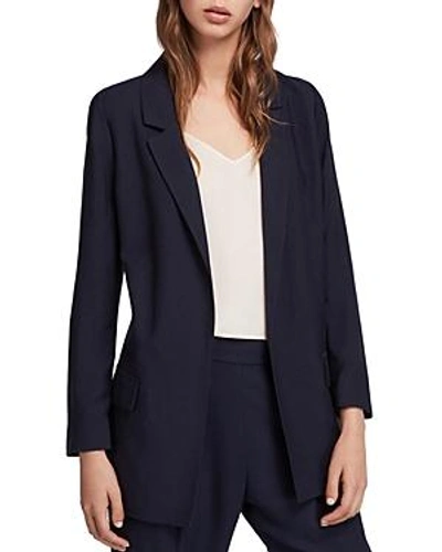 Allsaints Aleida Open Blazer In Ink Blue