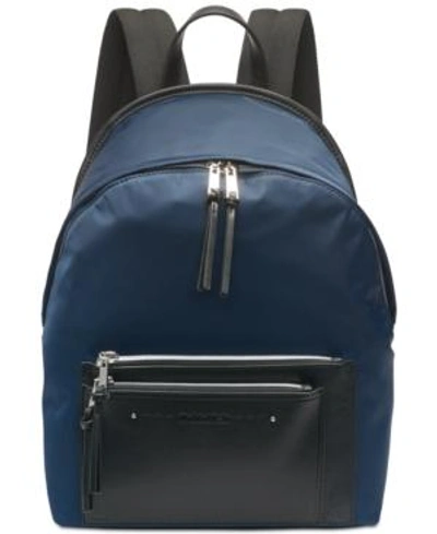 Calvin Klein Lisa Nylon Backpack In Navy Combo