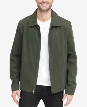 tommy hilfiger micro twill jacket