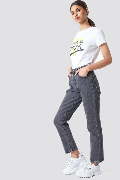 Levi's 501 Crop Jeans Grey In Dancing In The Dark | ModeSens