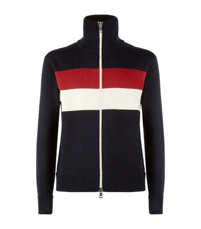 Moncler Stripe Zip-up Cardigan