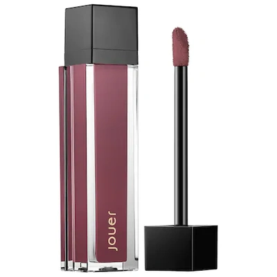 Jouer Cosmetics Long-wear Lip Crème Liquid Lipstick Aubergine 0.21 oz/ 6 ml