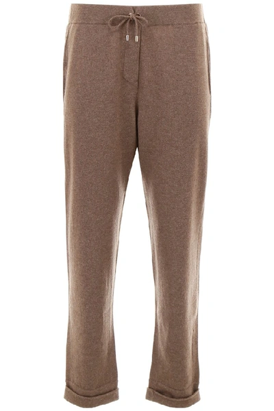 Brunello Cucinelli Relaxed Joggers In Brown