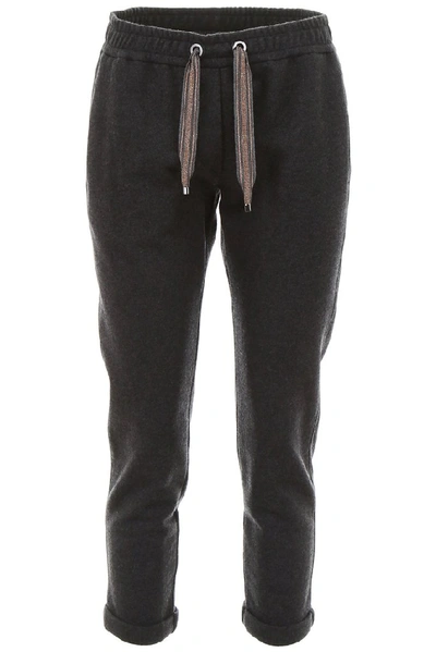 Brunello Cucinelli Relaxed Joggers In Black