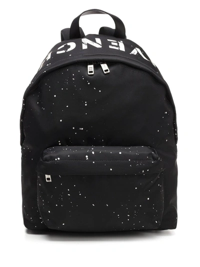 Givenchy Stencil Logo Backpack In Black