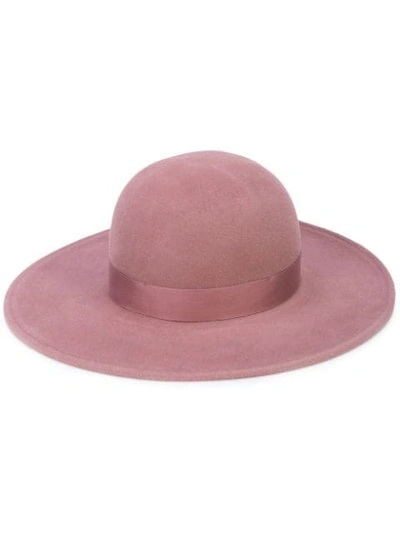 Gigi Burris Millinery Circle Brim Hat In Pink