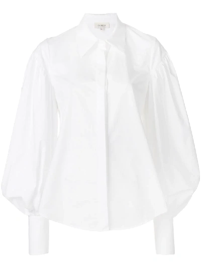 Isa Arfen Fitted Cuffs Shirt In Bianco