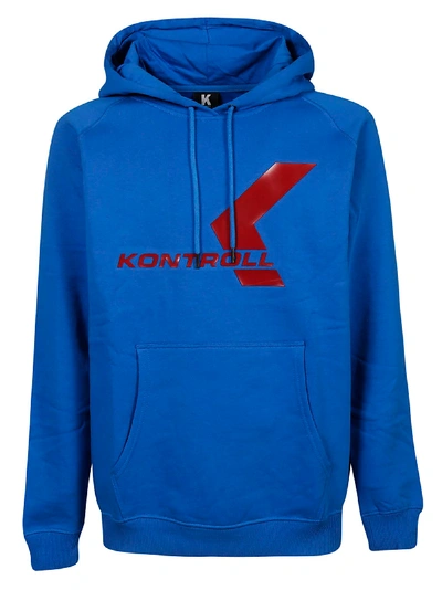 Kappa Kontroll Logo Hoodie In Blue