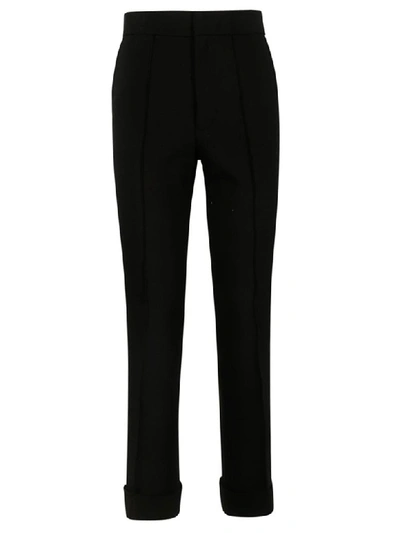 Helmut Lang Spongy Flared Trousers In Black