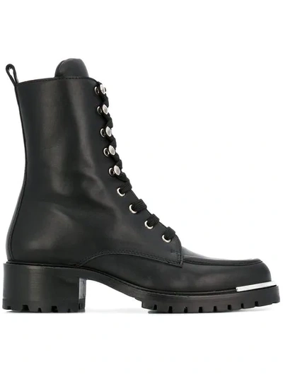 Barbara Bui Lace-up Boots In Black