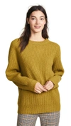 No.6 Darwin Sweater In Mustard