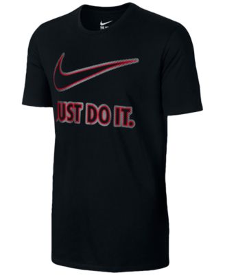 Nike Men's Embroidered Just Do It T-shirt In Black | ModeSens