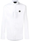 Philipp Plein Platinum Cut Skull Shirt In White