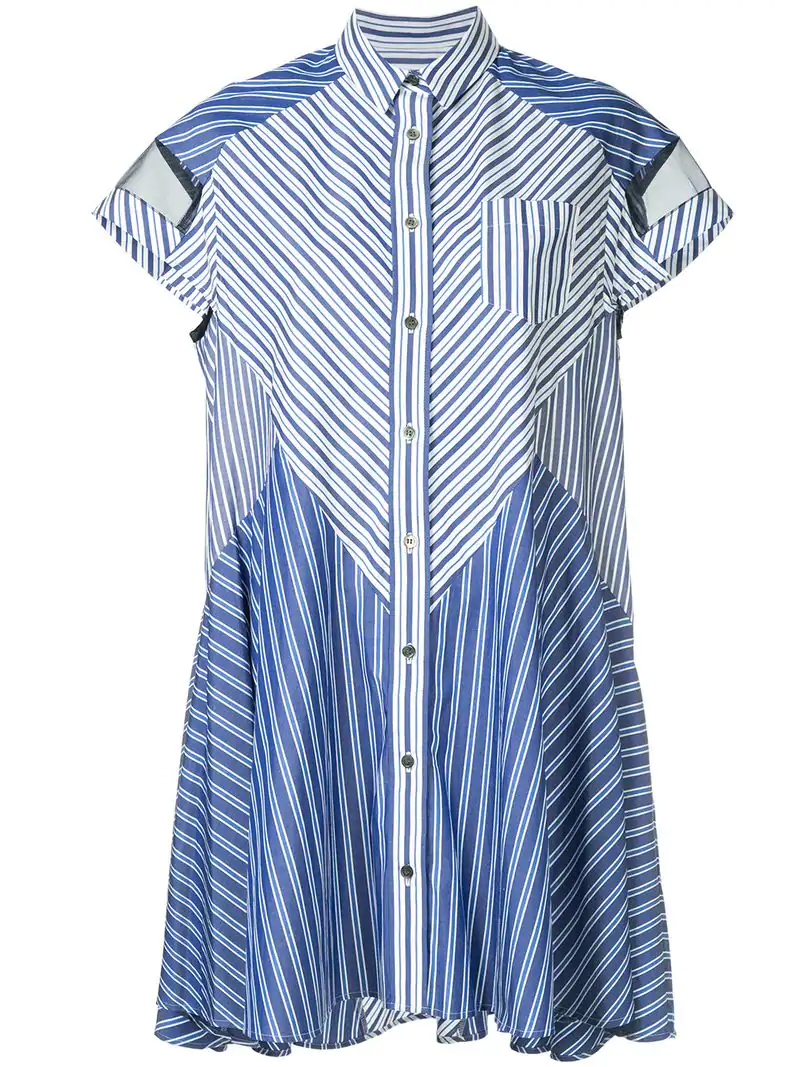sacai shirt dress