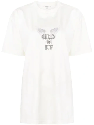 Ganni Johnson Oversized T-shirt - White