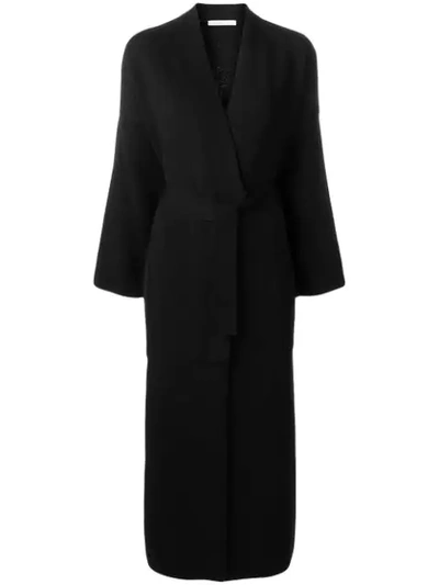 Gentry Portofino Perfectly Fitted Coat In Black
