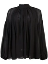 Stella Mccartney Panelled Blouse In Black
