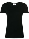 Barrie Romantic Timeless Cashmere Top In Black