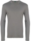 Zanone Woven Sweatshirt - Grey