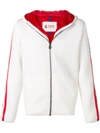 Invicta Side Stripe Hooded Jacket In White