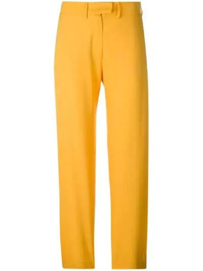 House Of Holland Tailored Trousers In Yellow