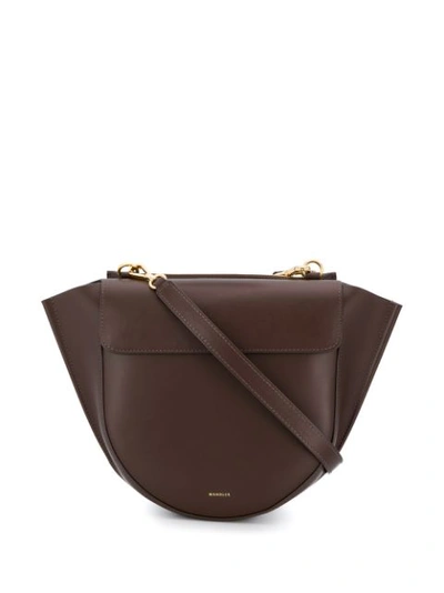 Wandler Medium Hortensia Leather Bag In Brown
