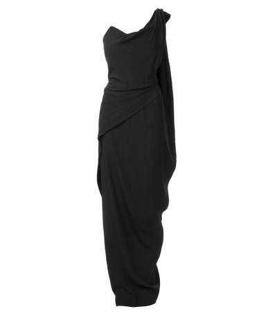 black toga dress Rundholz Mainline Toga Dress in Black main image 1