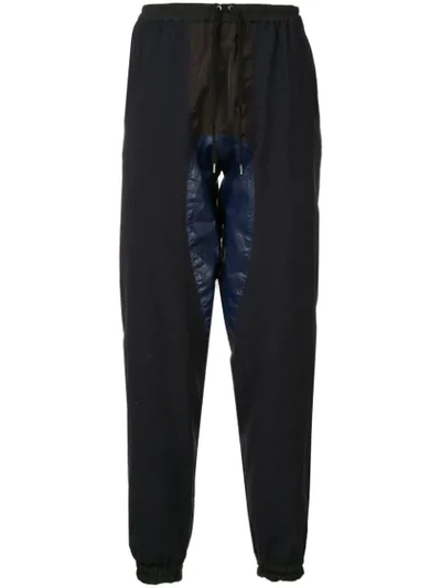 Kolor Slouched Track Trousers In Black