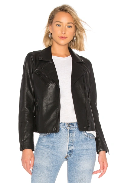 Blanknyc Clean Moto Jacket In Onyx Black