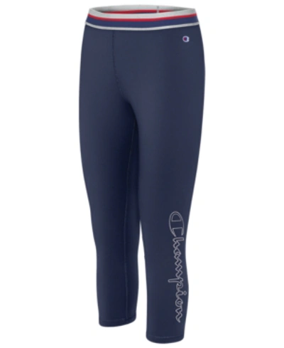 Champion Women's Authentic Capri Leggings In Imperial Indigo