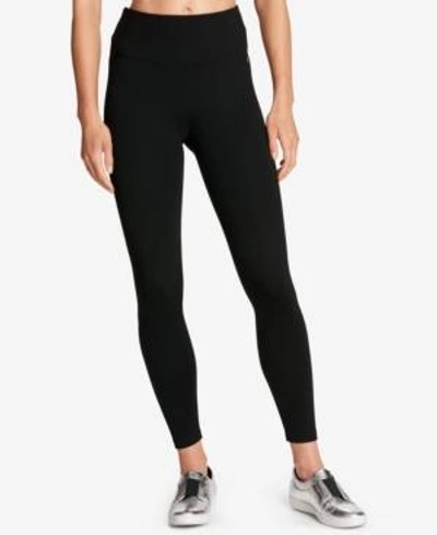 Dkny Sport Basic Leggings In Slate Heather